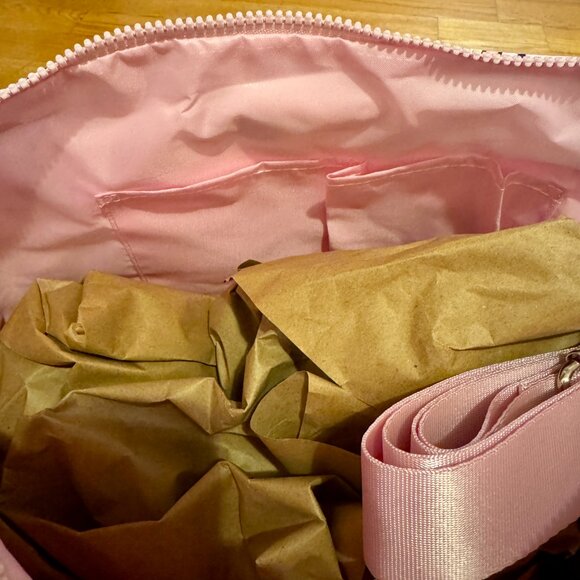 BIOWORLD Sanrio Hello Kitty Travel Duffle Bag Pink Car Rainbow Weekender NWT - Picture 9 of 16